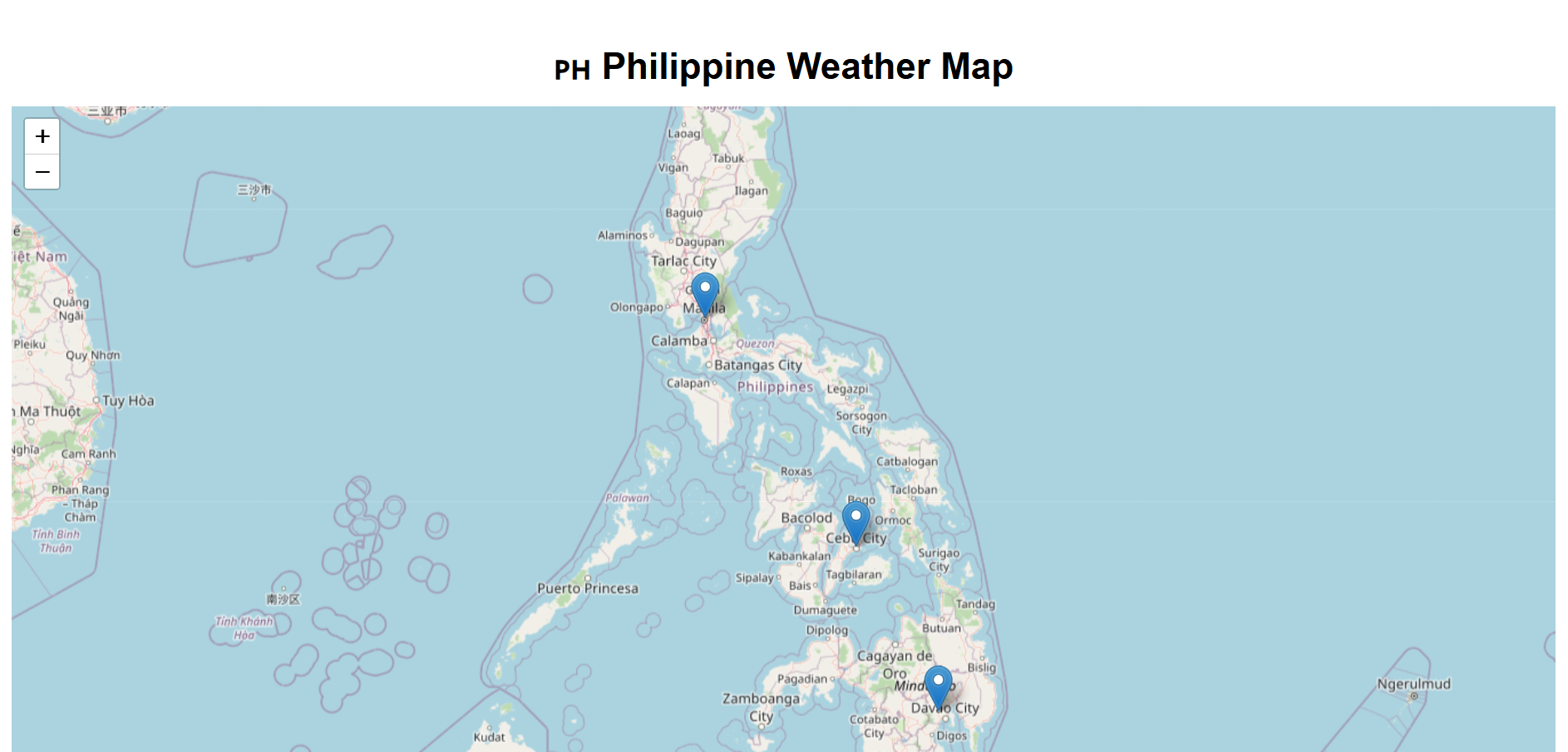 Philippine Weather Map